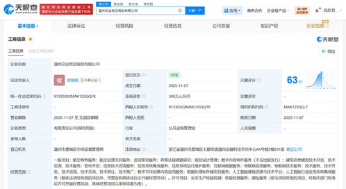 溫州市交通運(yùn)輸集團(tuán)牽頭成立低空規(guī)劃公司，注冊(cè)資本300萬(wàn)推動(dòng)咨詢策劃服務(wù)